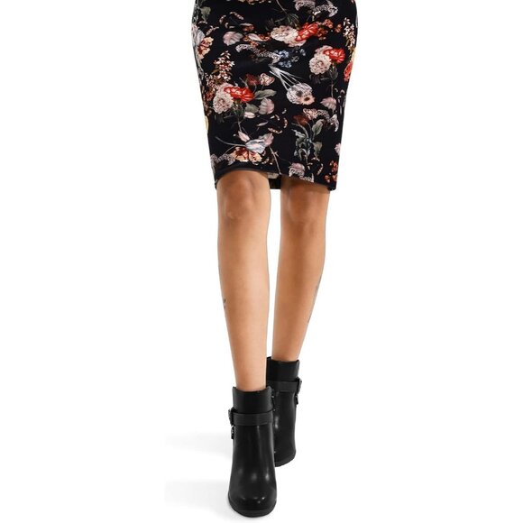 mysoft Women's Wide Width Ankle Boots Chunky Strap Buckle Booties with Zipper - Picture 3 of 7